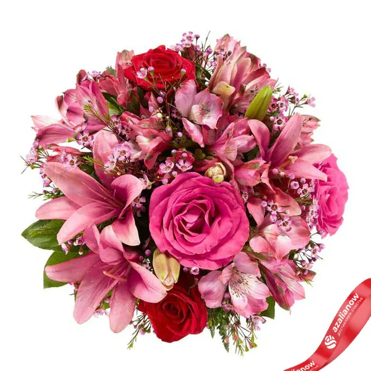Букет роз и альстромерий «Ева» от AzaliaNow