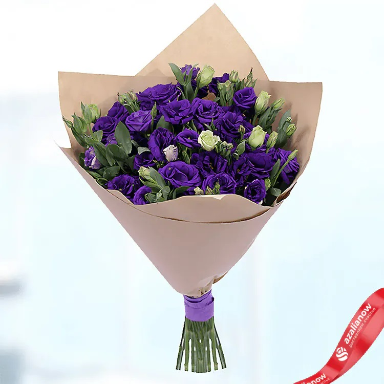 Букет фиолетовых лизиантусов от AzaliaNow