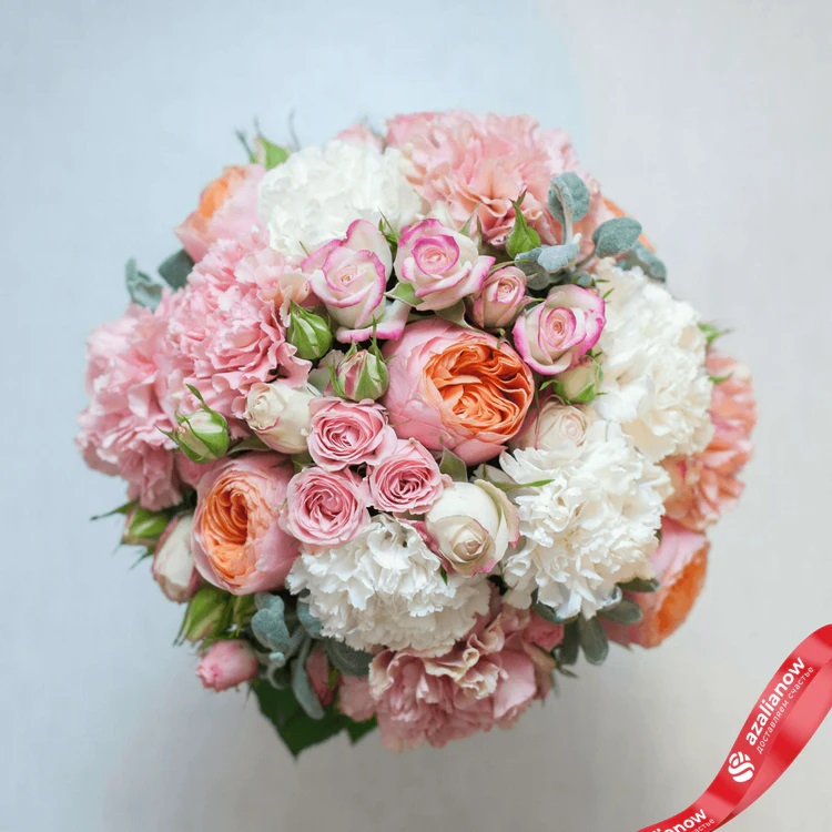 Букет невесты с пионовидными розами от AzaliaNow