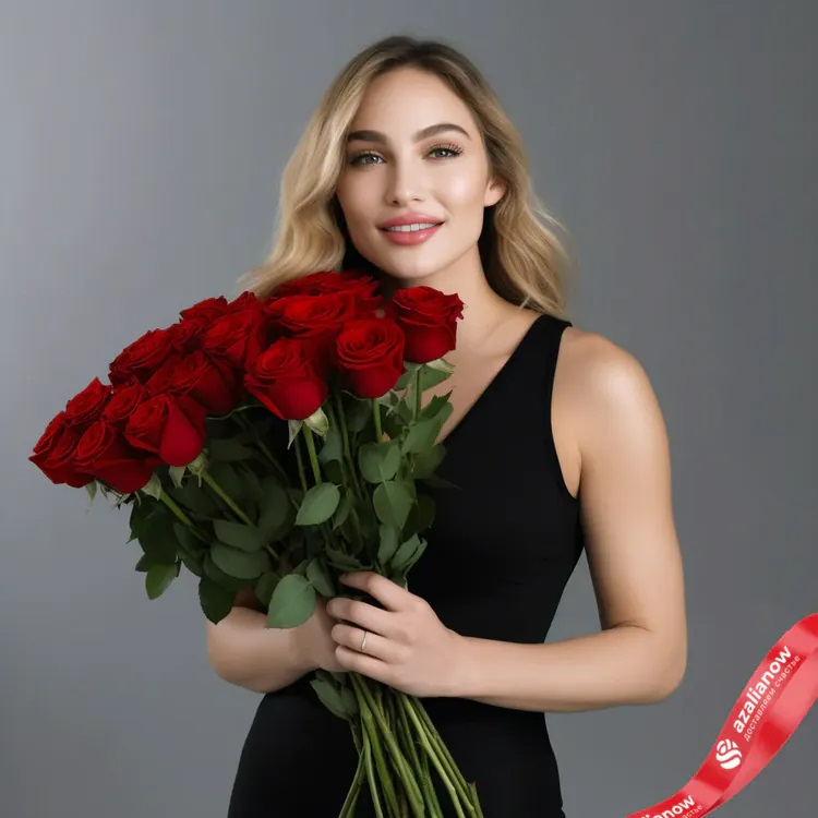 Букет эквадорских роз «Любовь и точка» от AzaliaNow