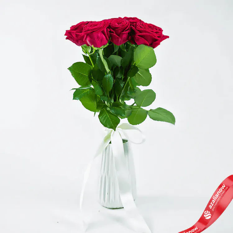 9 красных роз от AzaliaNow