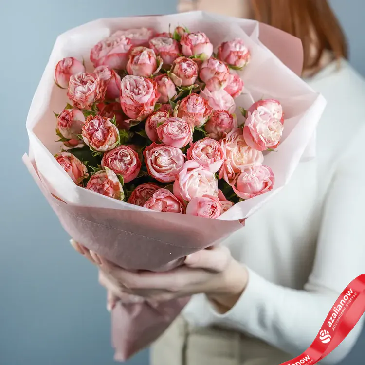 Букет розовых роз «Джульетта» от AzaliaNow