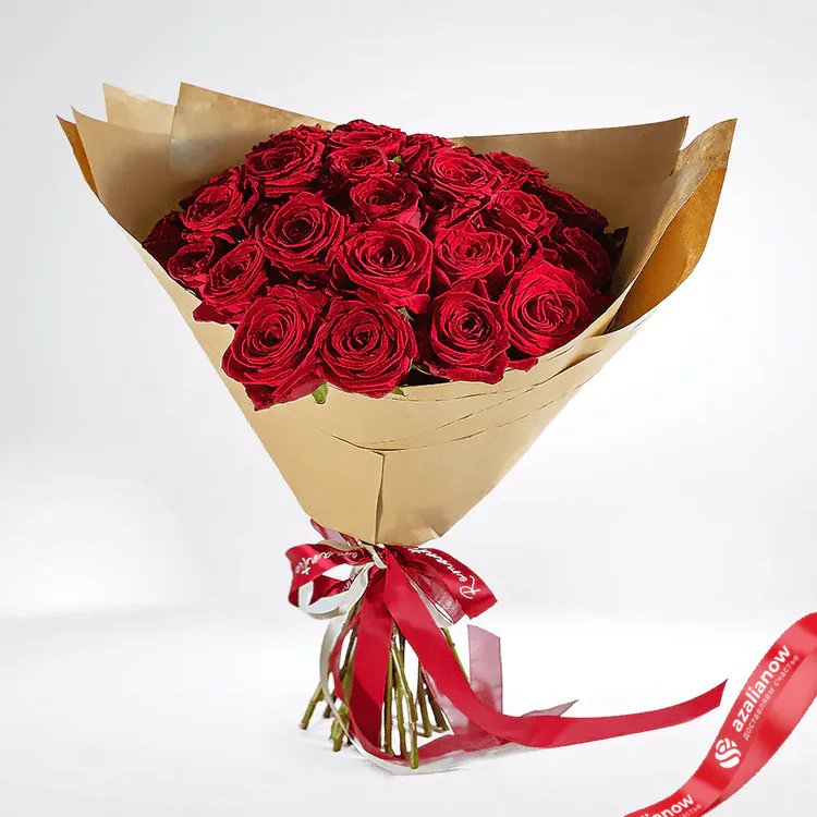 29 красных роз «Наоми» от AzaliaNow