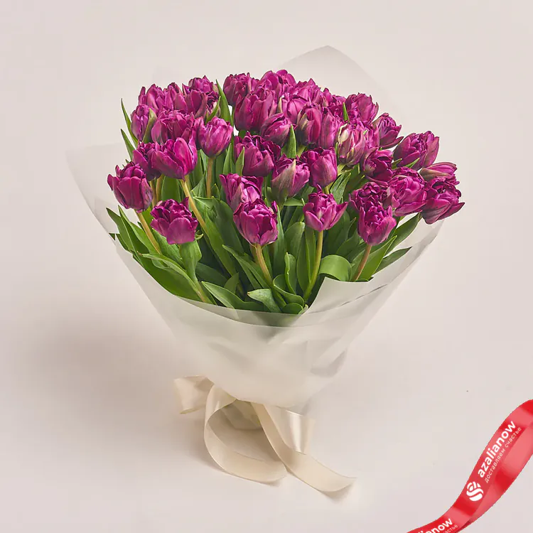 Фиолетовые пионовидные тюльпаны от AzaliaNow