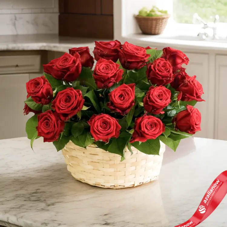 «Корзина роз для любимой» от AzaliaNow