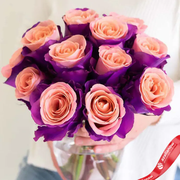 Букет сиреневых роз «Жанна» от AzaliaNow