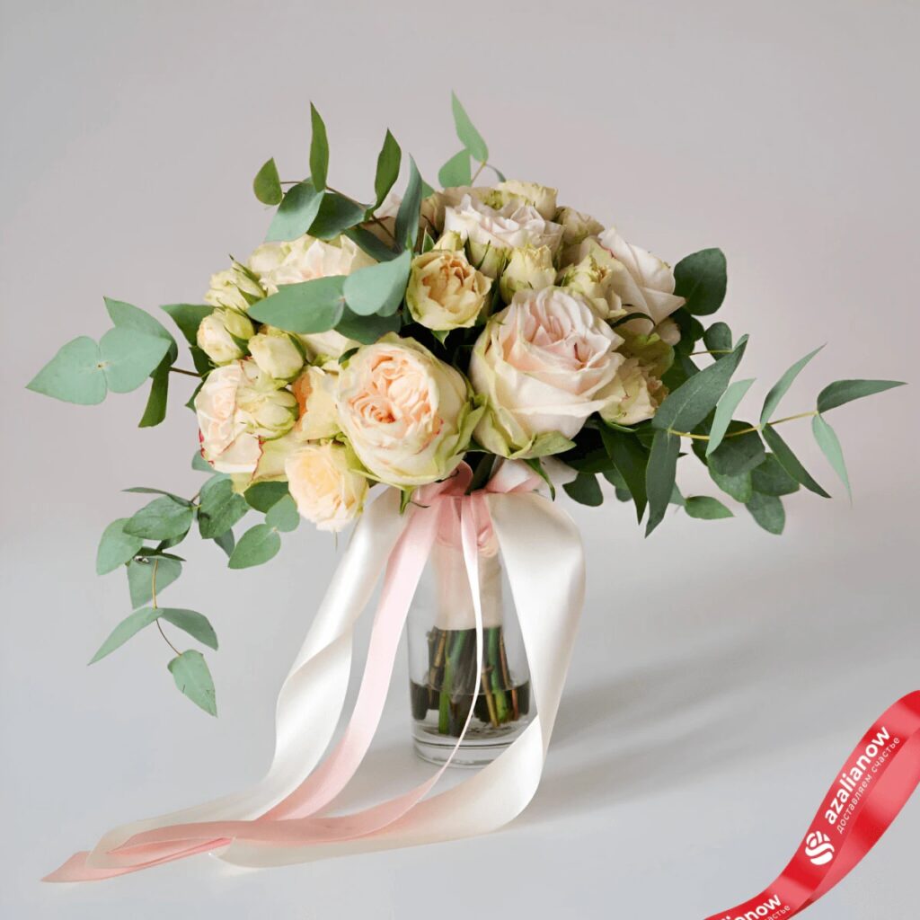 Букет невесты из 11 пионовидных роз от AzaliaNow
